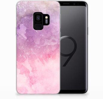 B2Ctelecom TPU Siliconen Backcover Samsung S9 Pink Purple Paint