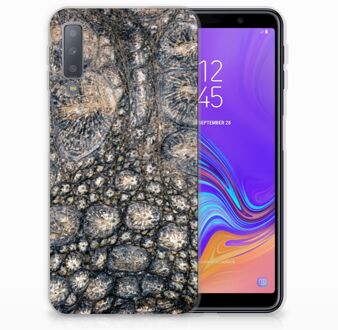 B2Ctelecom TPU Siliconen Case Back Cover Samsung A7 (2018) Krokodillenprint