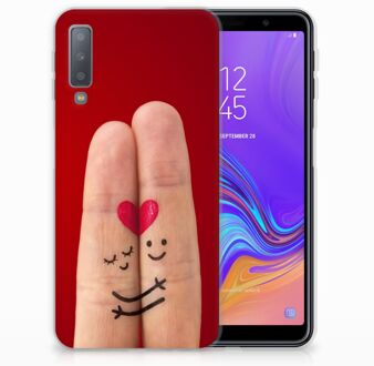 B2Ctelecom TPU Siliconen Case Back Cover Samsung A7 (2018) Liefde