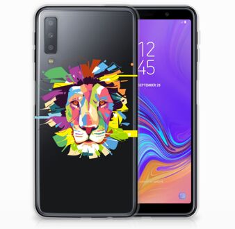 B2Ctelecom TPU Siliconen Case Back Cover Samsung A7 (2018) Lion Color