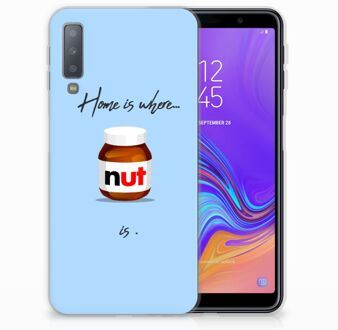 B2Ctelecom TPU Siliconen Case Back Cover Samsung A7 (2018) Nut Home