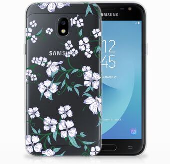 B2Ctelecom TPU Siliconen Case Back Cover Samsung J3 2017 Blossom White