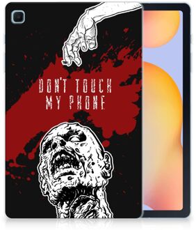 B2Ctelecom TPU Siliconen Hoes Samsung Galaxy Tab S6 Lite Backcover Zombie Blood met doorzichte zijkanten