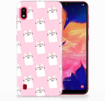 B2Ctelecom TPU Siliconen Hoesje Back Case Samsung A10 Sleeping Cats