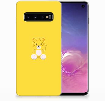 B2Ctelecom TPU Siliconen Hoesje Back Case Samsung S10 Baby Lepperd