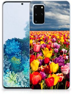 B2Ctelecom TPU Siliconen Hoesje Back Cover Samsung S20 Plus Tulpen