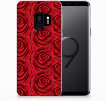 B2Ctelecom TPU Siliconen Hoesje Back Cover Samsung S9 Red Roses