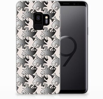 B2Ctelecom TPU Siliconen Hoesje Back Cover Samsung S9 Salamander Grey