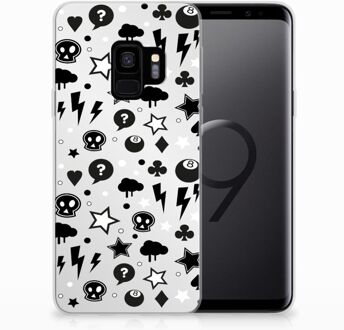 B2Ctelecom TPU Siliconen Hoesje Back Cover Samsung S9 Silver Punk