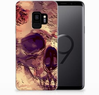 B2Ctelecom TPU Siliconen Hoesje Back Cover Samsung S9 Skullhead