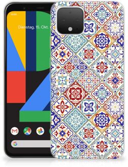 B2Ctelecom TPU Siliconen Hoesje Google Pixel 4 Tiles Color