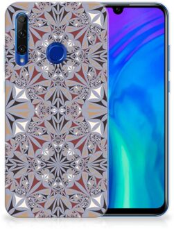 B2Ctelecom TPU Siliconen Hoesje Honor 20 Lite Bloemen