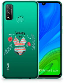 B2Ctelecom TPU Siliconen Hoesje Huawei P Smart 2020 Telefoon Hoesje Boho Summer