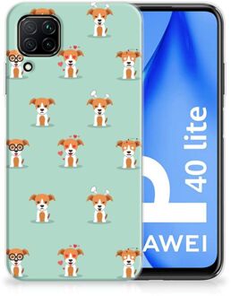 B2Ctelecom TPU Siliconen Hoesje Huawei P40 Lite Telefoon Hoesje Pups