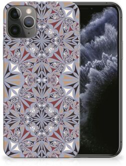 B2Ctelecom TPU Siliconen Hoesje iPhone 11 Pro Bloemen