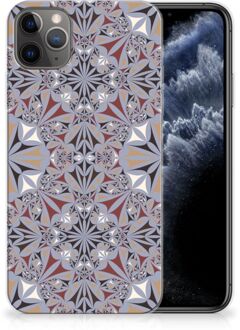 B2Ctelecom TPU Siliconen Hoesje iPhone 11 Pro Max Bloemen