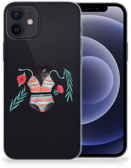 B2Ctelecom TPU Siliconen Hoesje iPhone 12 | 12 Pro (6.1") Telefoon Hoesje Boho Summer