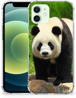 B2Ctelecom TPU Siliconen Hoesje iPhone 12 Mini GSM Hoesje met doorzichtige rand Panda