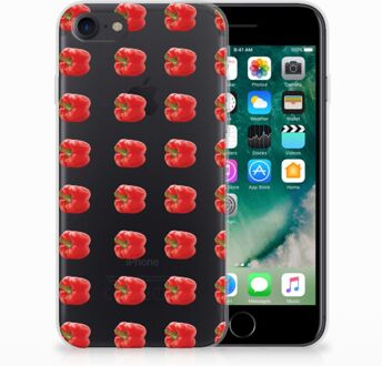 B2Ctelecom TPU siliconen hoesje iPhone 7 | 8 Paprika Red