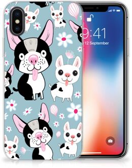 B2Ctelecom TPU-siliconen Hoesje iPhone X/10 | Xs Design Hondjes