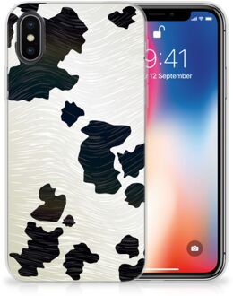 B2Ctelecom TPU-siliconen Hoesje iPhone X/10 | Xs Design Koeienvlekken