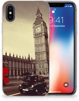 B2Ctelecom TPU-siliconen Hoesje iPhone X/10 | Xs Design Londen