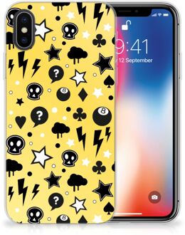 B2Ctelecom TPU Siliconen Hoesje iPhone X/10 | Xs Punk Yellow