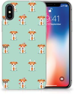 B2Ctelecom TPU Siliconen Hoesje iPhone X/10 | Xs Pups