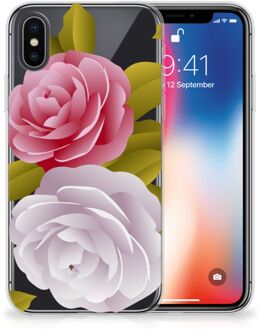 B2Ctelecom TPU Siliconen Hoesje iPhone X/10 | Xs Roses