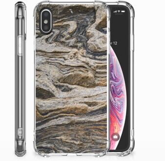 B2Ctelecom TPU-Siliconen Hoesje iPhone X | Xs Design Steen