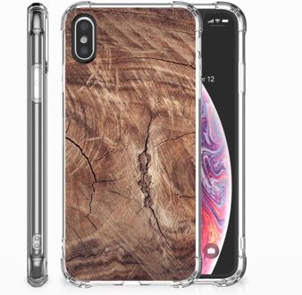 B2Ctelecom TPU-Siliconen Hoesje iPhone X | Xs Design Tree Trunk