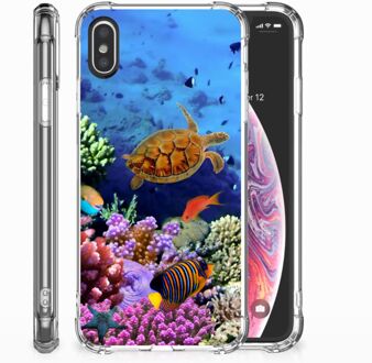 B2Ctelecom TPU-Siliconen Hoesje iPhone X | Xs Design Vissen