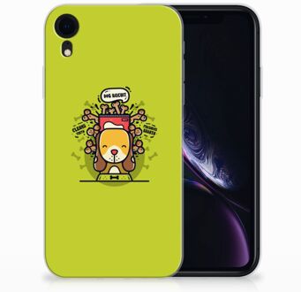 B2Ctelecom TPU-siliconen Hoesje iPhone Xr Design  Doggy Biscuit