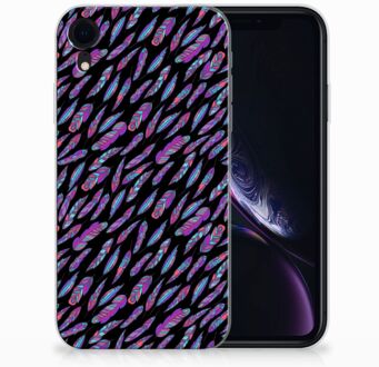 B2Ctelecom TPU-siliconen Hoesje iPhone Xr Design  Feathers Color