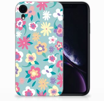 B2Ctelecom TPU-siliconen Hoesje iPhone Xr Design  Flower Power