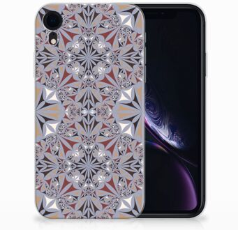 B2Ctelecom TPU-siliconen Hoesje iPhone Xr Design  Flower Tiles