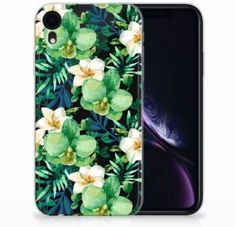 B2Ctelecom TPU-siliconen Hoesje iPhone Xr Orchidee Groen