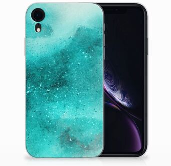 B2Ctelecom TPU-siliconen Hoesje iPhone Xr Painting Blue