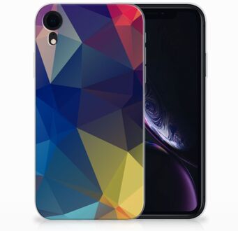 B2Ctelecom TPU-siliconen Hoesje iPhone Xr Polygon Dark