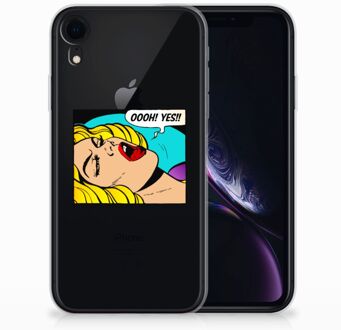 B2Ctelecom TPU-siliconen Hoesje iPhone Xr Popart Oh Yes