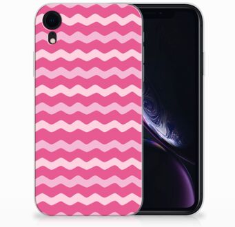 B2Ctelecom TPU-siliconen Hoesje iPhone Xr Waves Pink