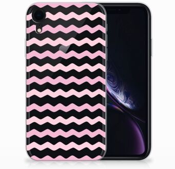 B2Ctelecom TPU-siliconen Hoesje iPhone Xr Waves Roze