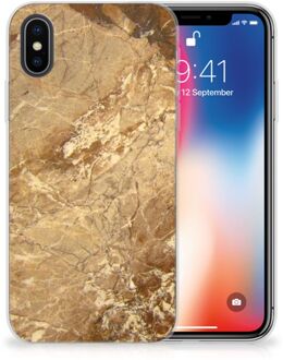 B2Ctelecom TPU-siliconen Hoesje iPhone Xs | X/10 Design Marmer