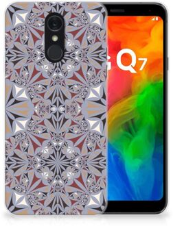 B2Ctelecom TPU Siliconen Hoesje LG Q7 Bloemen