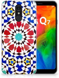 B2Ctelecom TPU Siliconen Hoesje LG Q7 Mozaïek