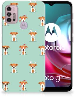 B2Ctelecom TPU Siliconen Hoesje Motorola Moto G30 | G10 Telefoon Hoesje Pups