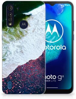 B2Ctelecom TPU Siliconen Hoesje Motorola Moto G8 Power Lite Telefoon Hoesje Sea in Space