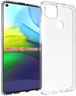 B2Ctelecom TPU Siliconen Hoesje Motorola Moto G9 Power Back Cover Transparant