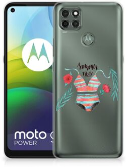 B2Ctelecom TPU Siliconen Hoesje Motorola Moto G9 Power Telefoon Hoesje Boho Summer