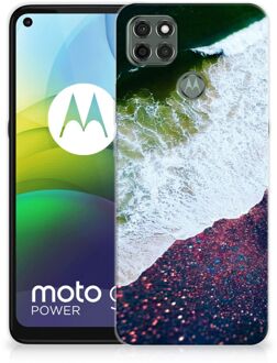 B2Ctelecom TPU Siliconen Hoesje Motorola Moto G9 Power Telefoon Hoesje Sea in Space